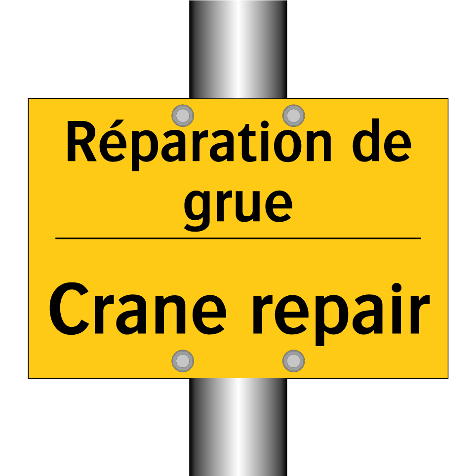 Réparation de grue - Crane repair