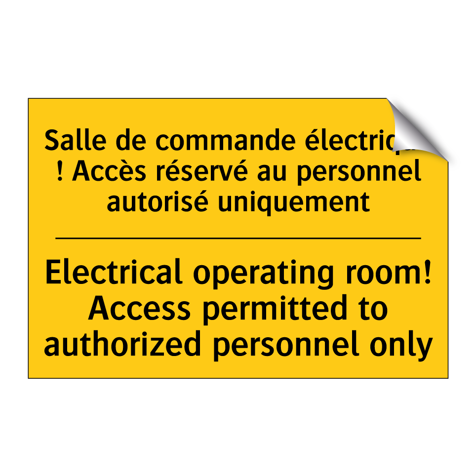 Salle de commande électrique ! /.../ - Electrical operating room! Access /.../