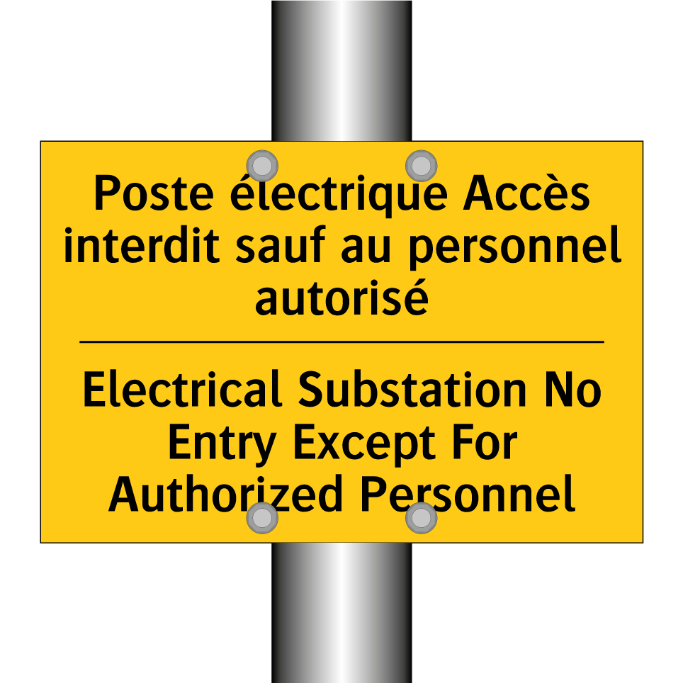 Poste électrique Accès interdit /.../ - Electrical Substation No Entry /.../