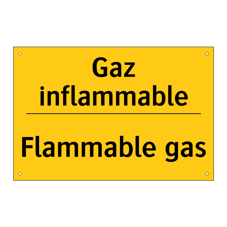 Gaz inflammable - Flammable gas