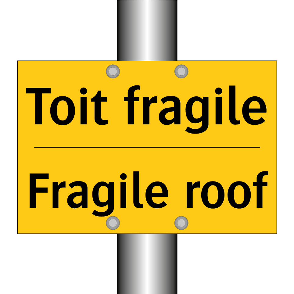Toit fragile - Fragile roof