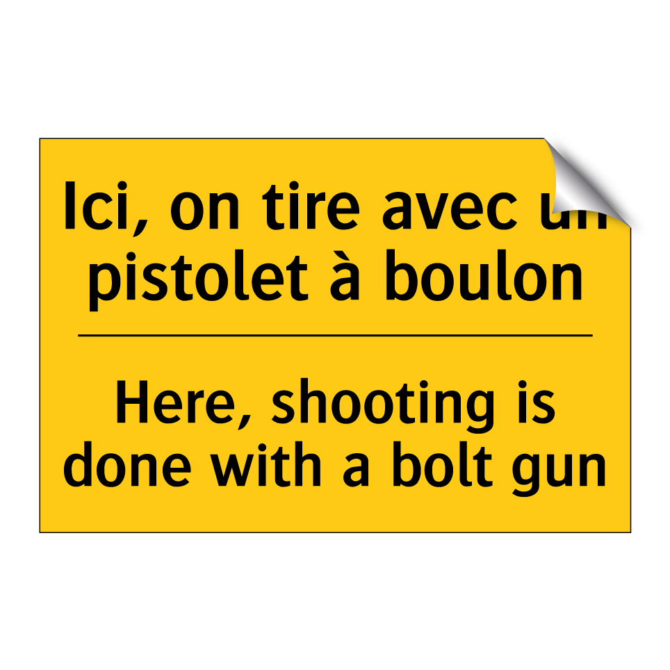 Ici, on tire avec un pistolet /.../ - Here, shooting is done with a /.../