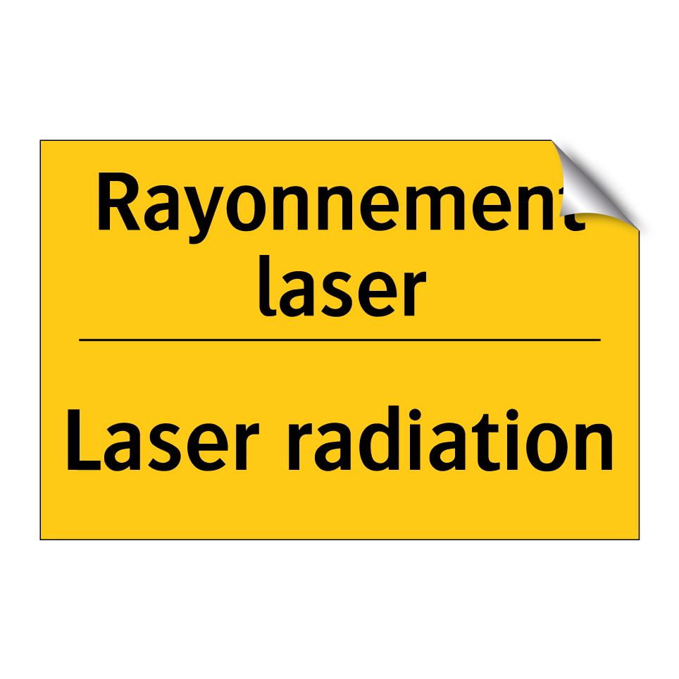 Rayonnement laser - Laser radiation