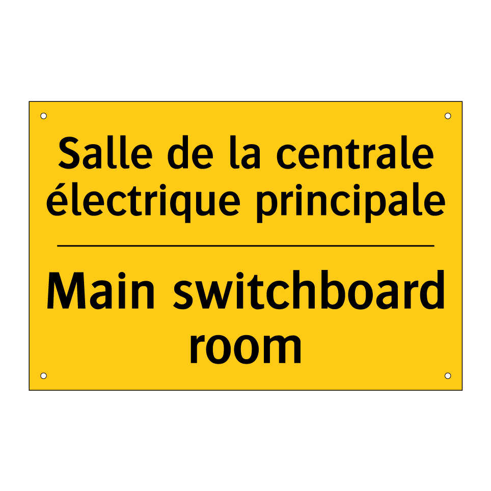 Salle de la centrale électrique /.../ - Main switchboard room