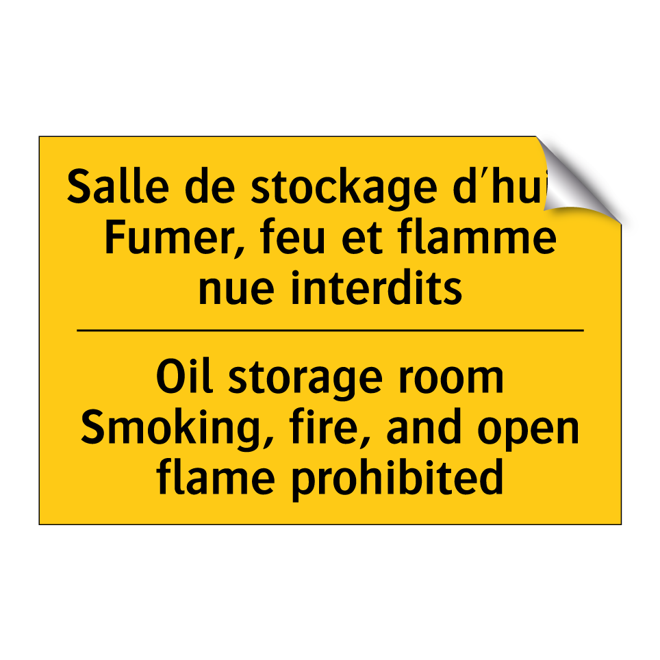 Salle de stockage d'huile Fumer, /.../ - Oil storage room Smoking, fire, /.../