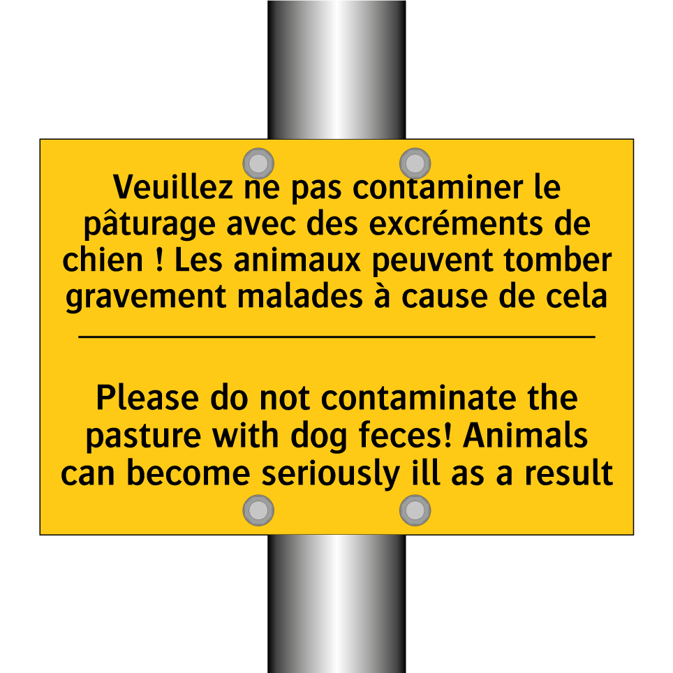Veuillez ne pas contaminer le /.../ - Please do not contaminate the /.../