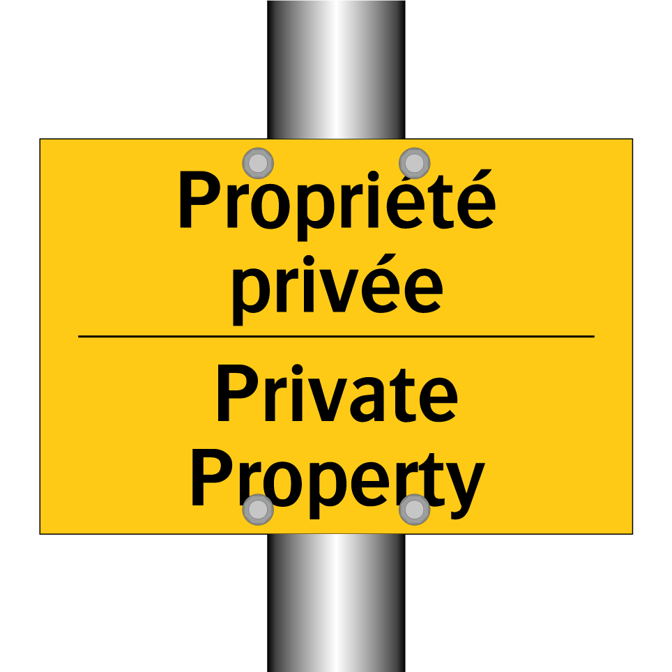 Propriété privée - Private Property