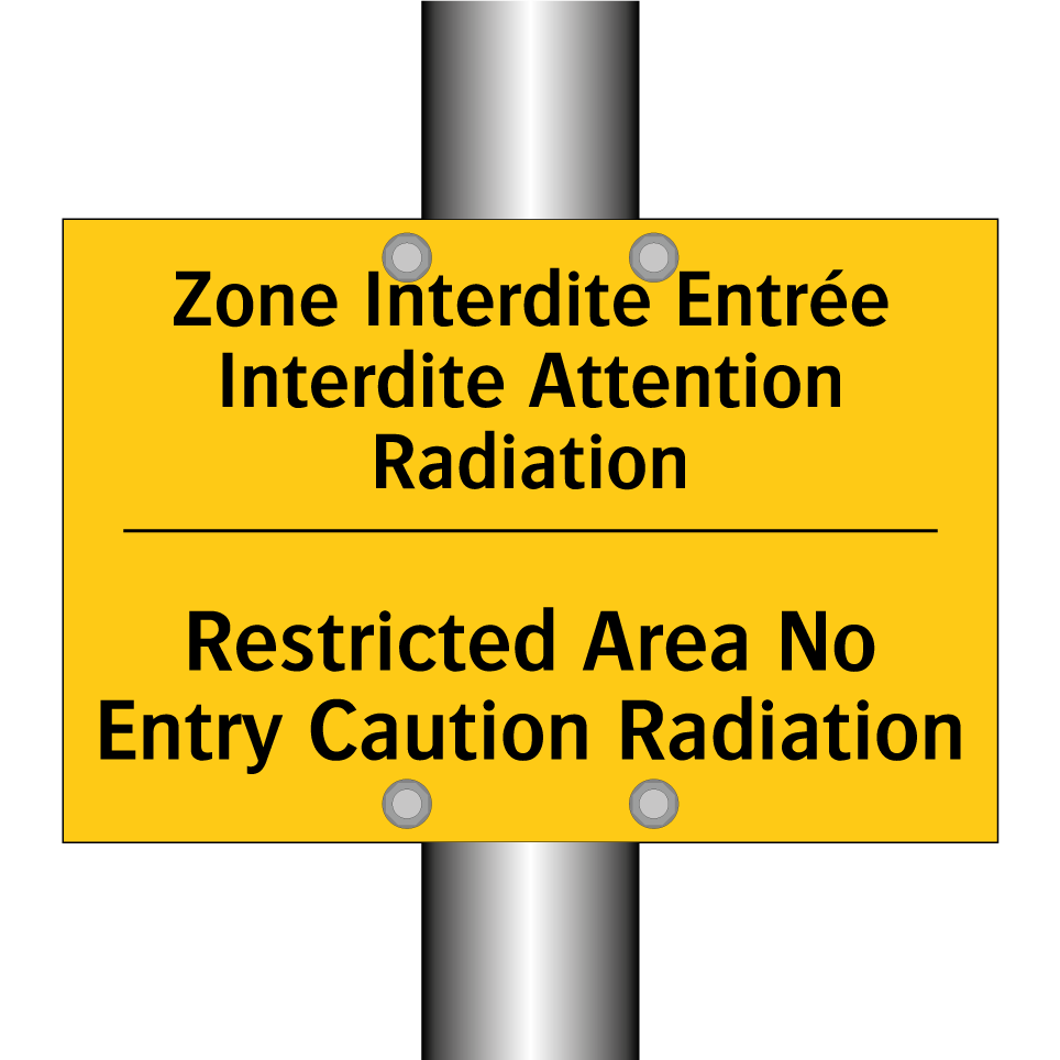 Zone Interdite Entrée Interdite /.../ - Restricted Area No Entry Caution /.../