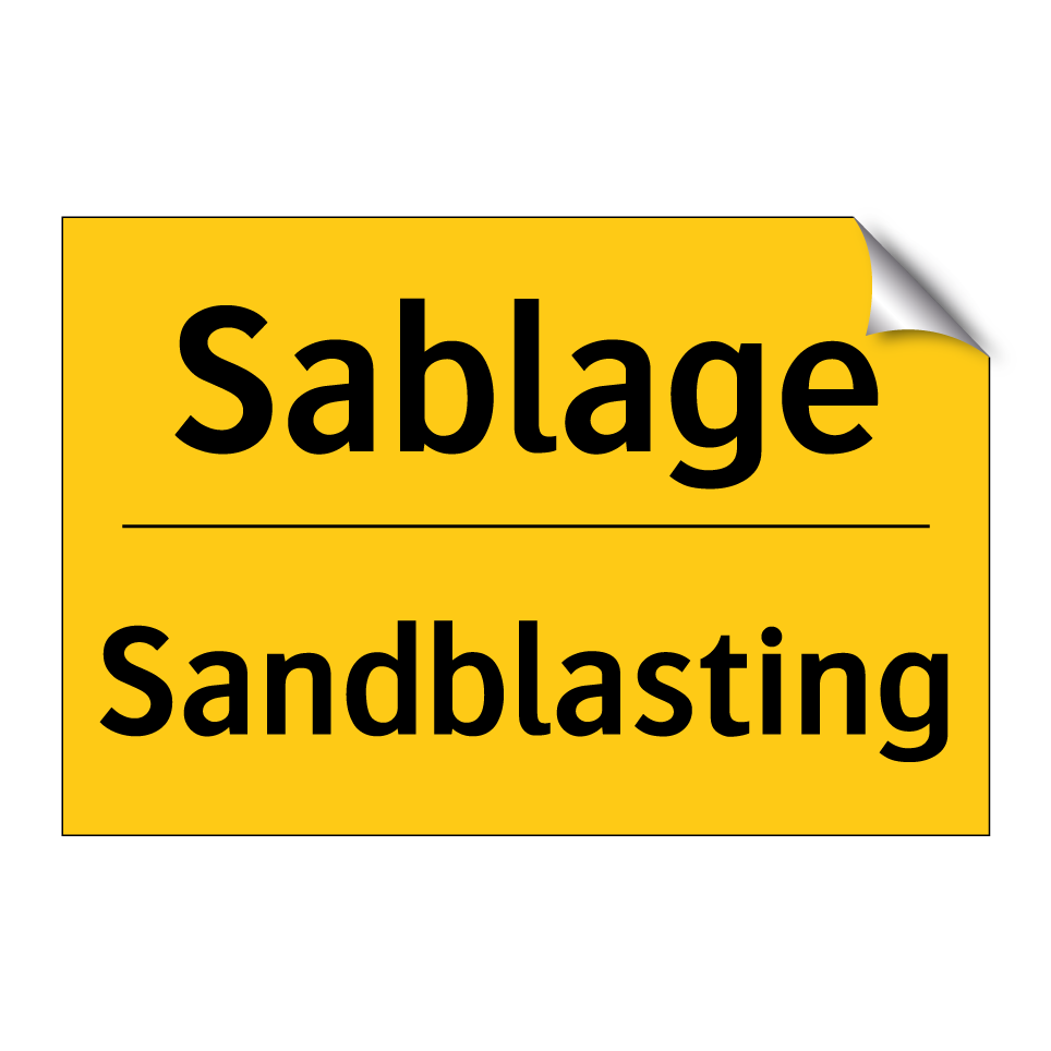 Sablage - Sandblasting