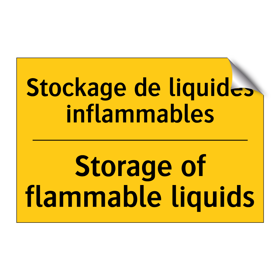 Stockage de liquides inflammables /.../ - Storage of flammable liquids