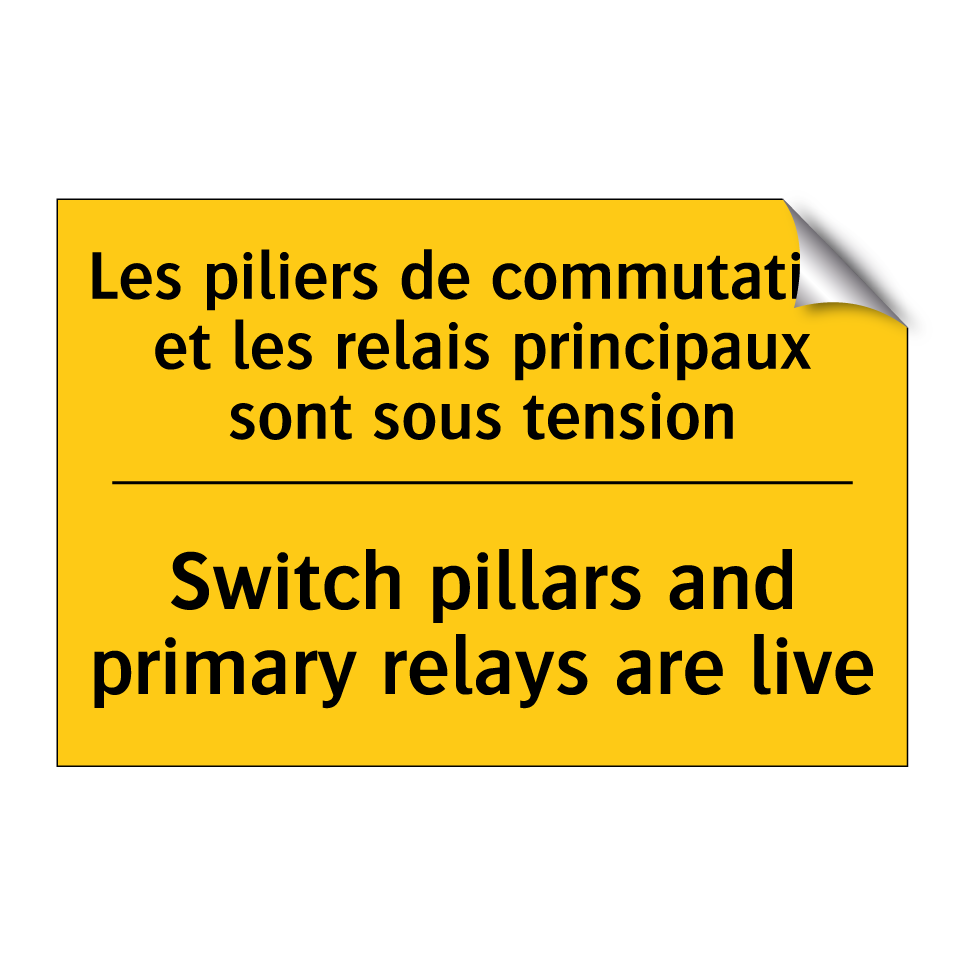 Les piliers de commutation et /.../ - Switch pillars and primary relays /.../