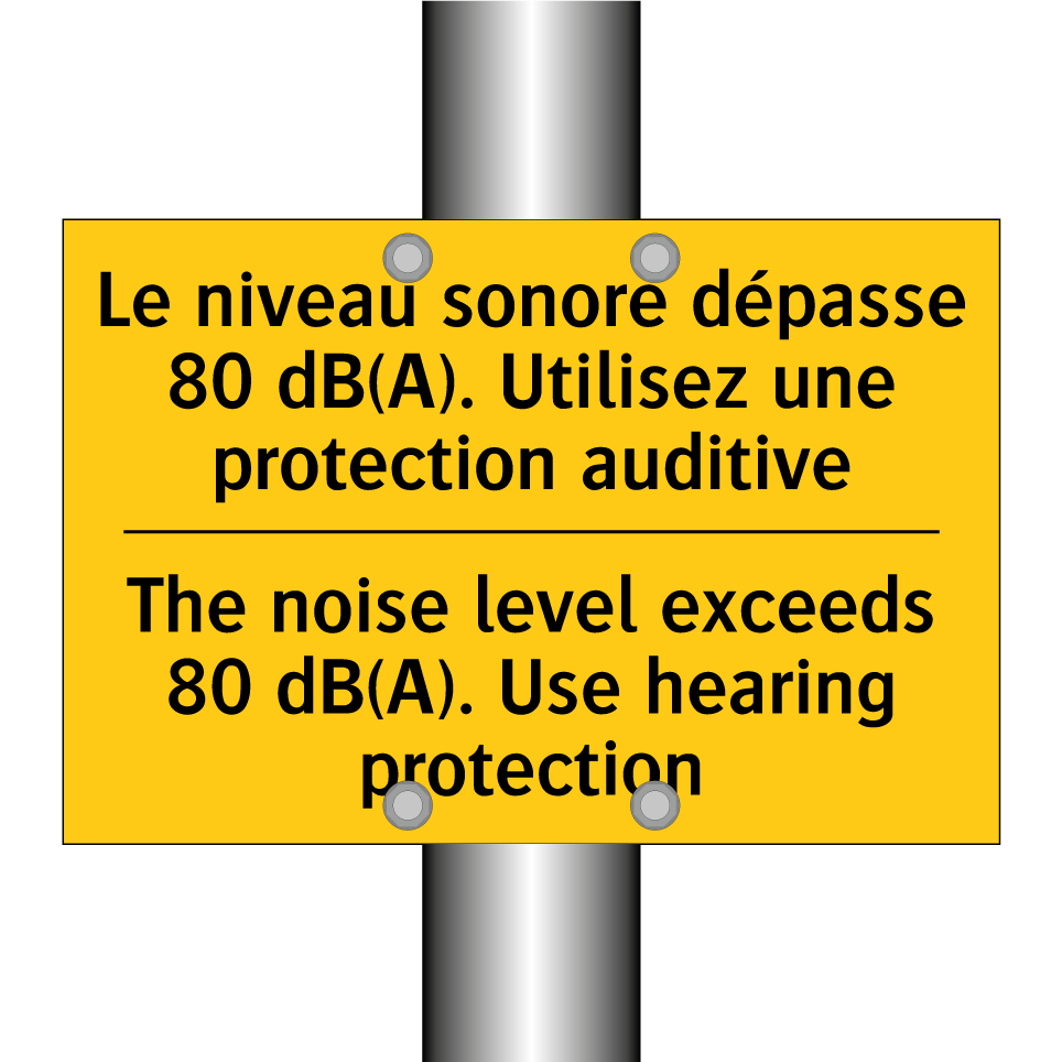 Le niveau sonore dépasse 80 dB(A). /.../ - The noise level exceeds 80 dB(A). /.../