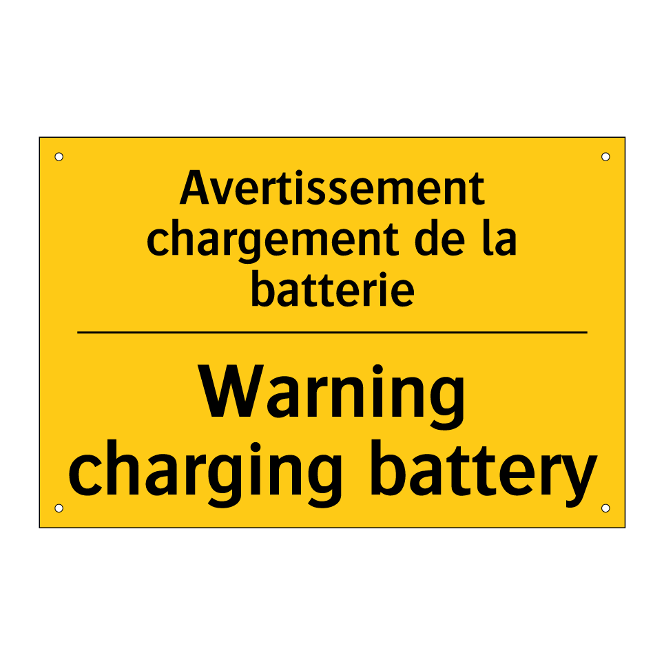 Avertissement chargement de la /.../ - Warning charging battery