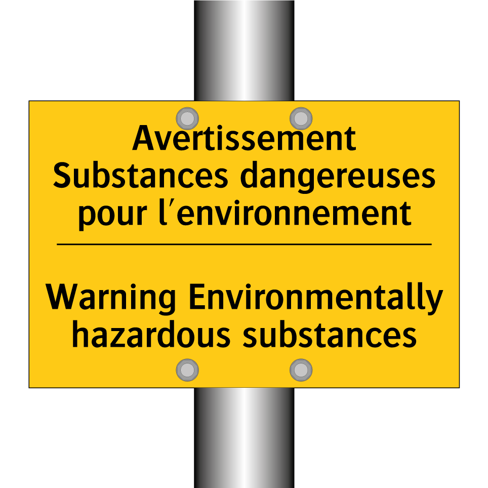 Avertissement Substances dangereuses /.../ - Warning Environmentally hazardous /.../