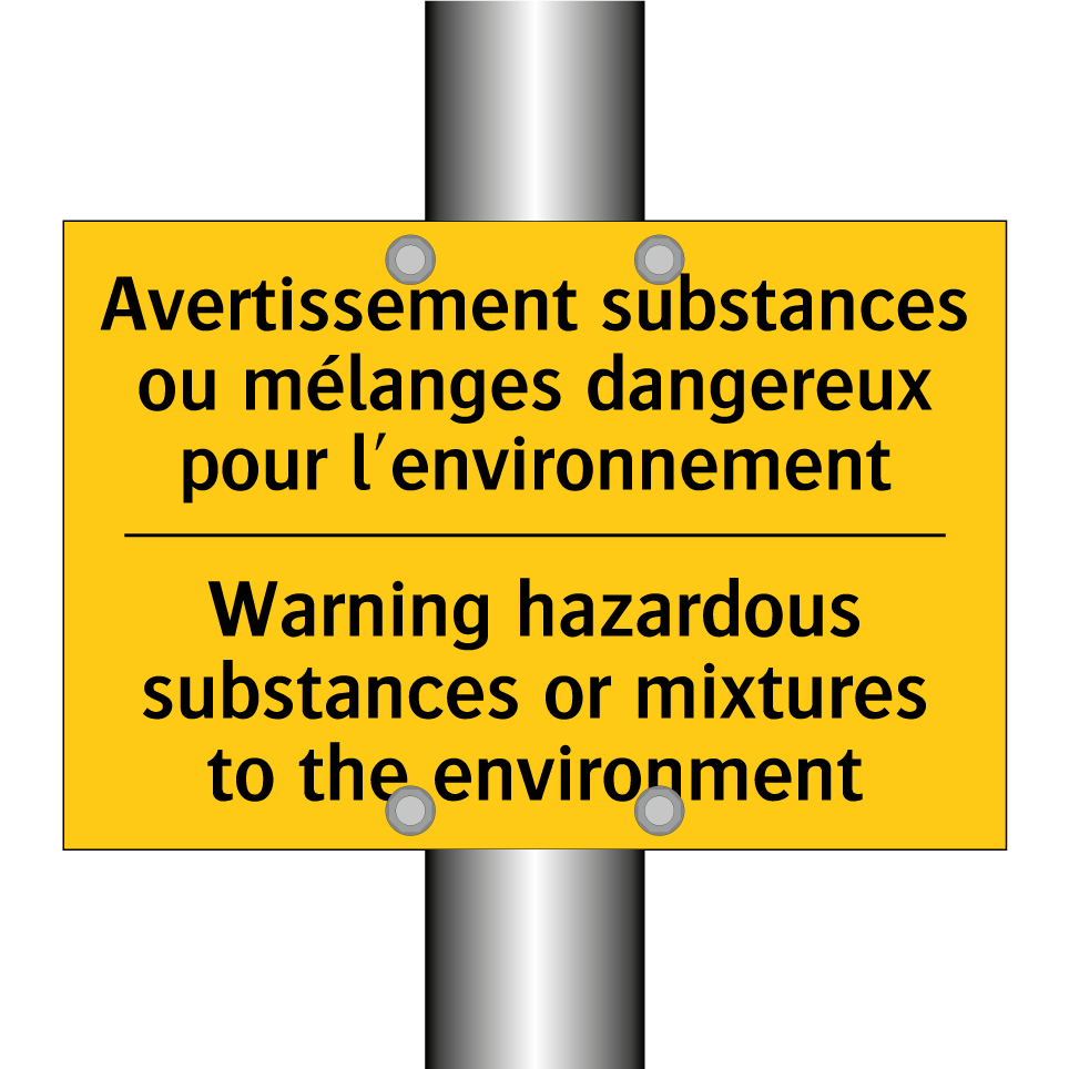 Avertissement substances ou mélanges /.../ - Warning hazardous substances or /.../