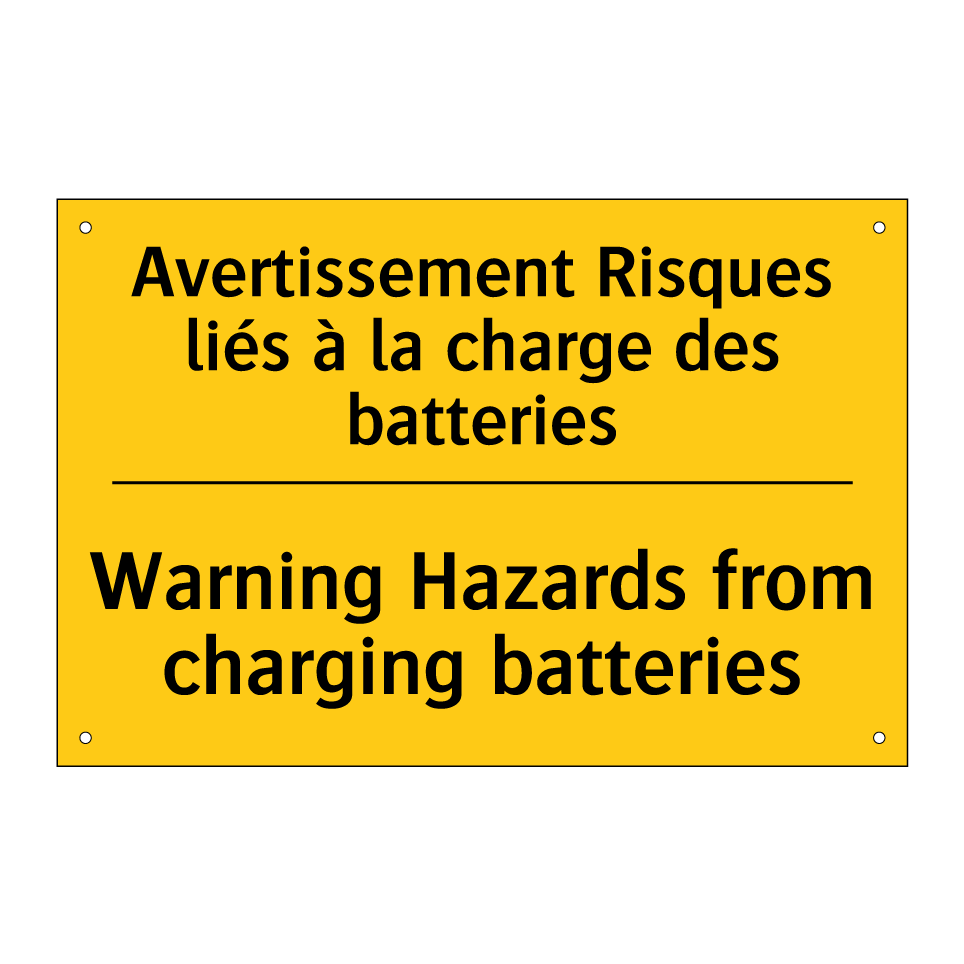Avertissement Risques liés à la /.../ - Warning Hazards from charging /.../