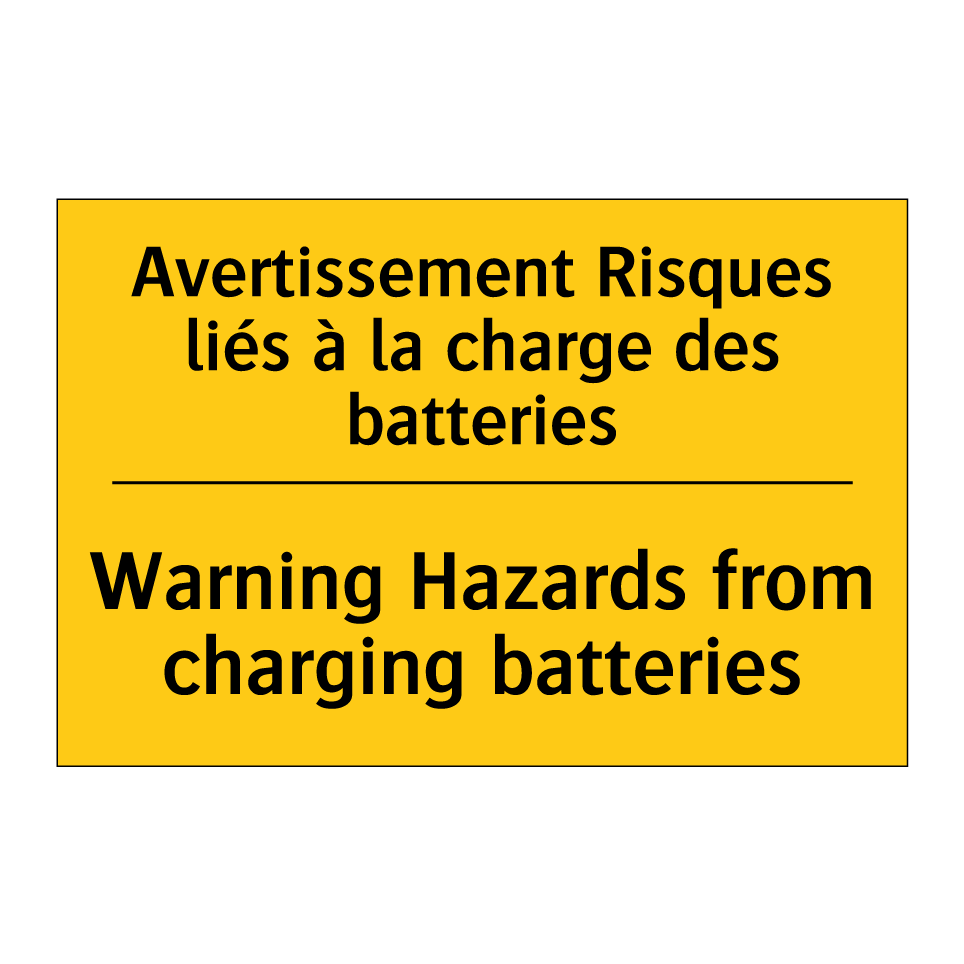 Avertissement Risques liés à la /.../ - Warning Hazards from charging /.../