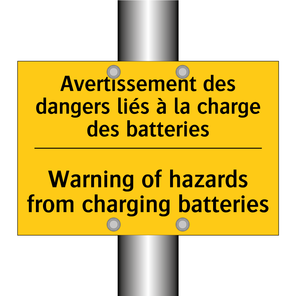 Avertissement des dangers liés /.../ - Warning of hazards from charging /.../