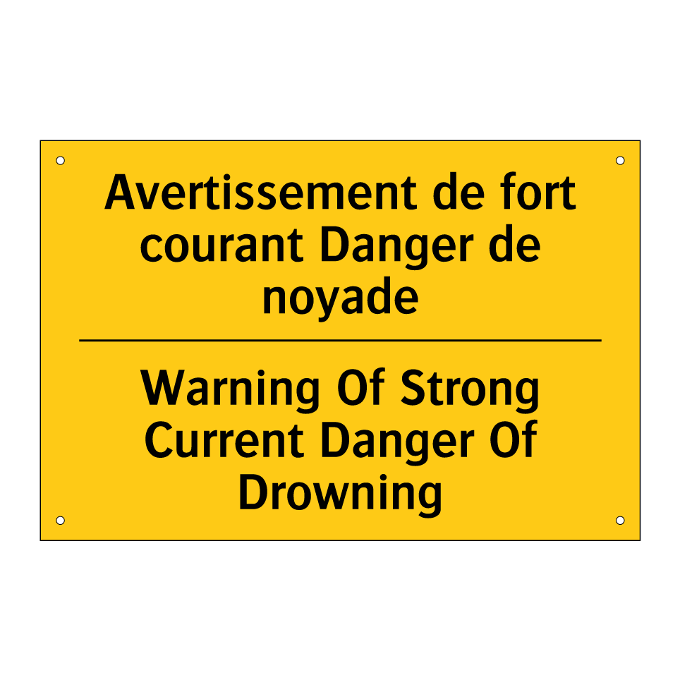 Avertissement de fort courant /.../ - Warning Of Strong Current Danger /.../
