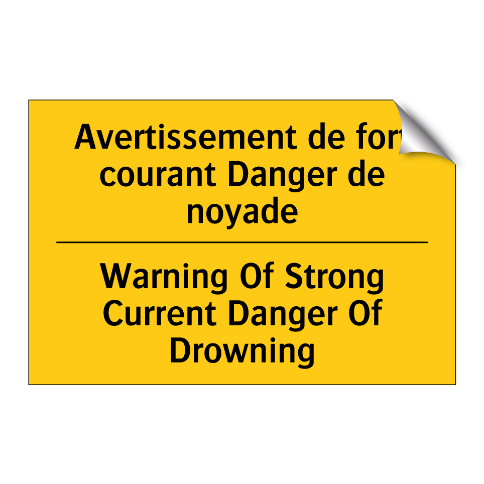 Avertissement de fort courant /.../ - Warning Of Strong Current Danger /.../