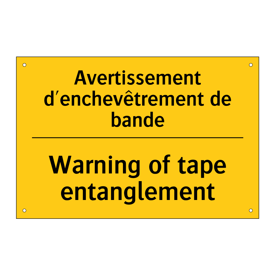 Avertissement d'enchevêtrement /.../ - Warning of tape entanglement