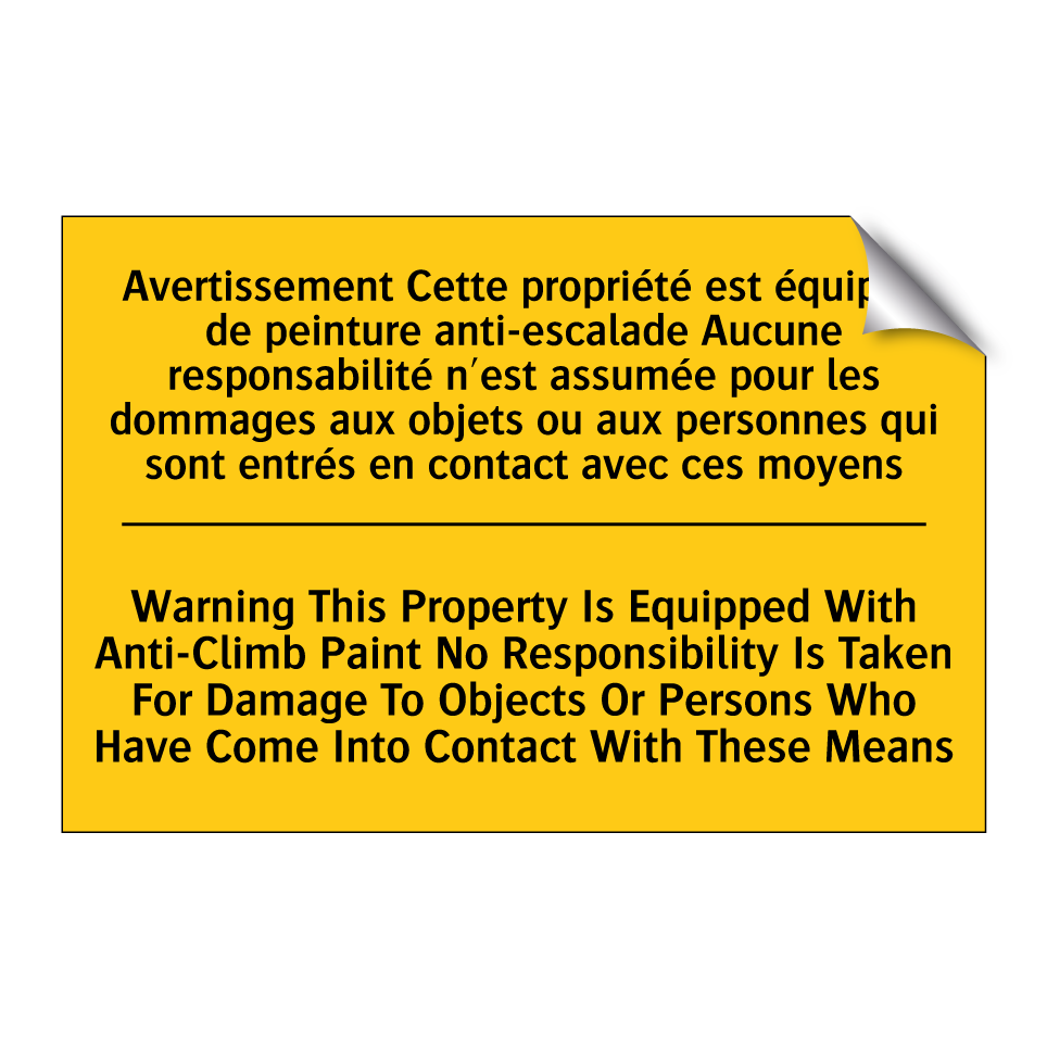 Avertissement Cette propriété /.../ - Warning This Property Is Equipped /.../