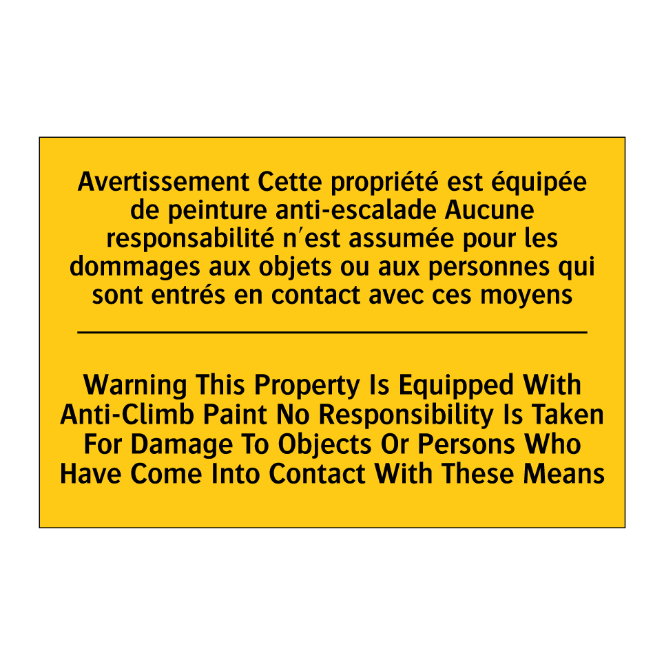 Avertissement Cette propriété /.../ - Warning This Property Is Equipped /.../
