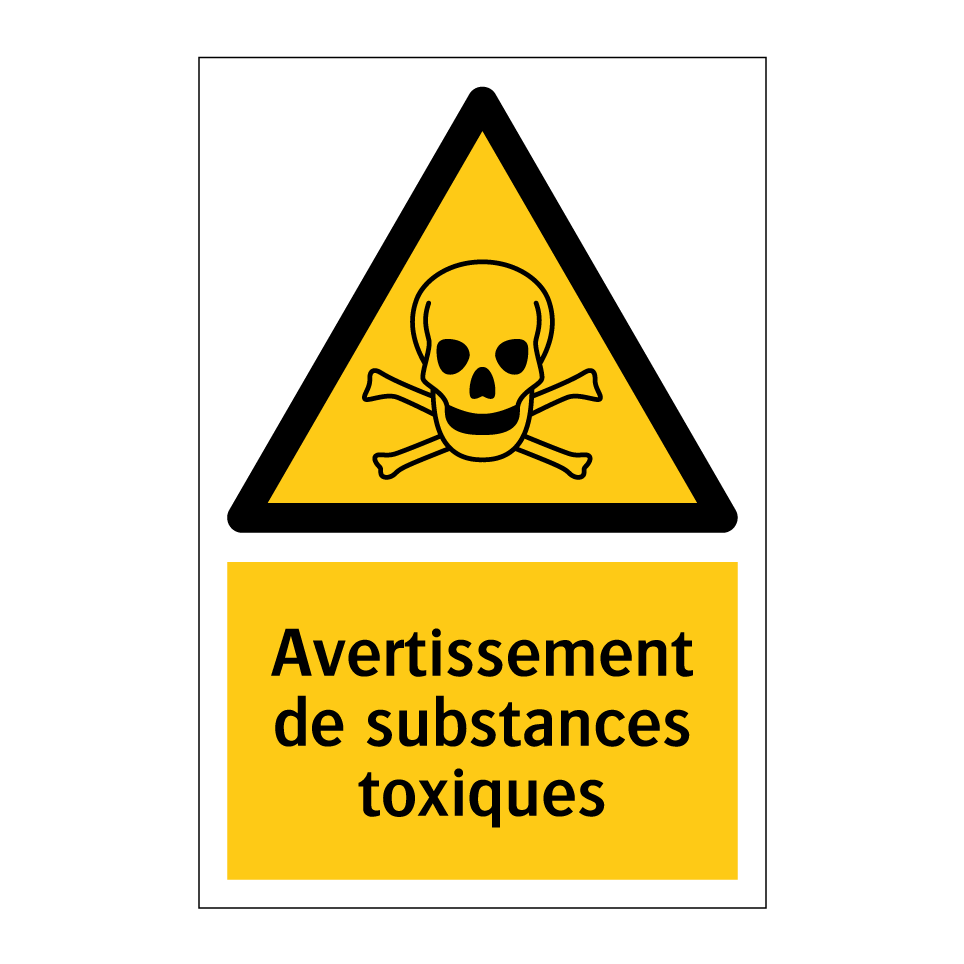 Avertissement de substances toxiques