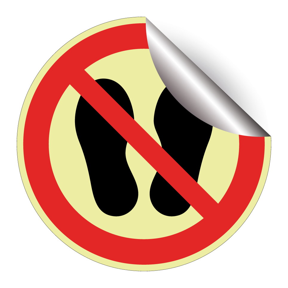 P024 Betreten der Fläche verboten
