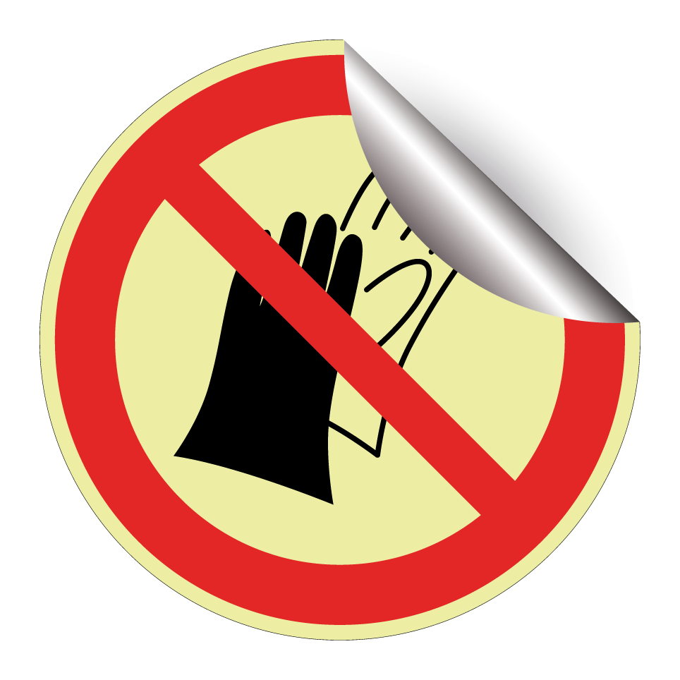 P028 Benutzen von Handschuhen verboten