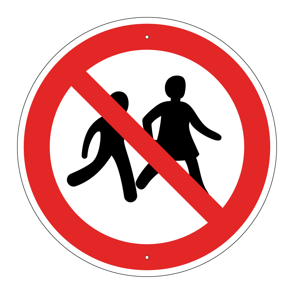 P036 Kein Zutritt für Kinder