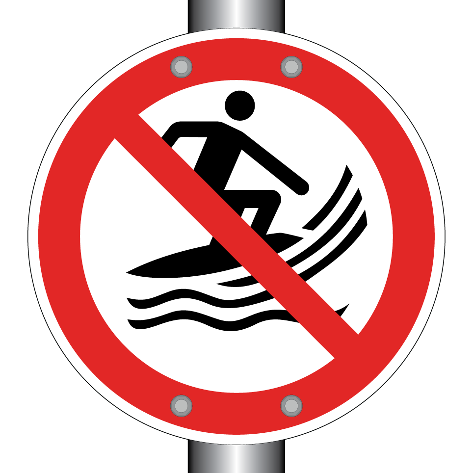P059 Pas d'engins de surf