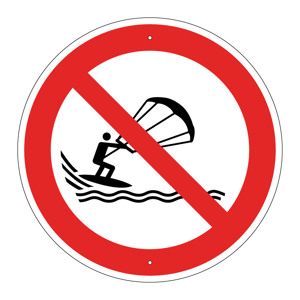 P065 Interdiction de faire du kitesurf