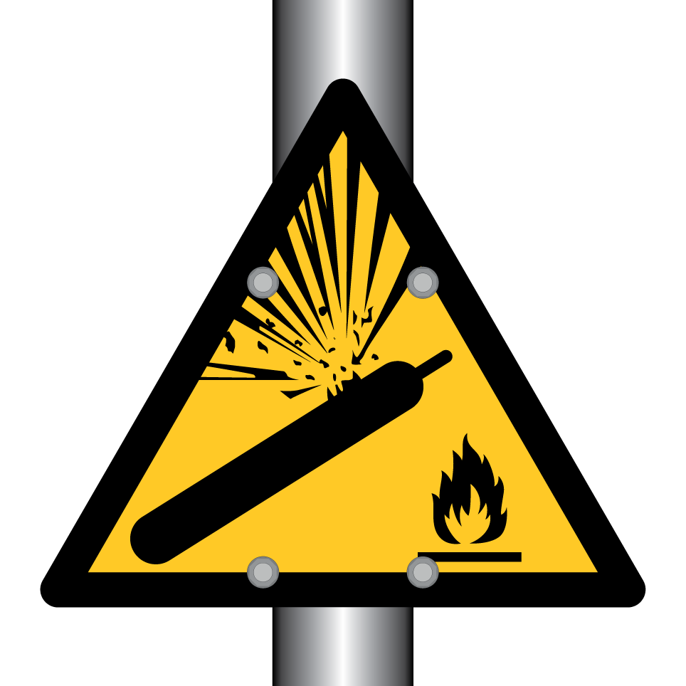 W029 Warnung vor Gasflaschen