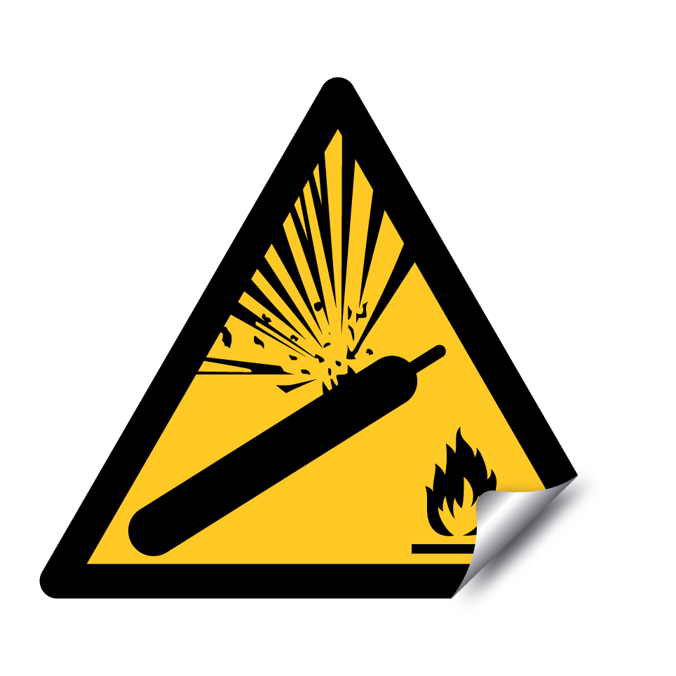 W029 Warnung vor Gasflaschen