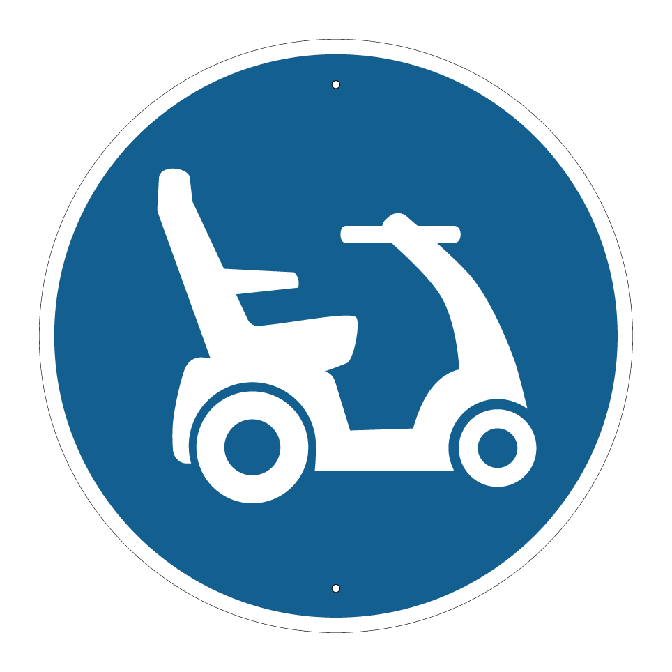 Scooter de mobilité autorisé