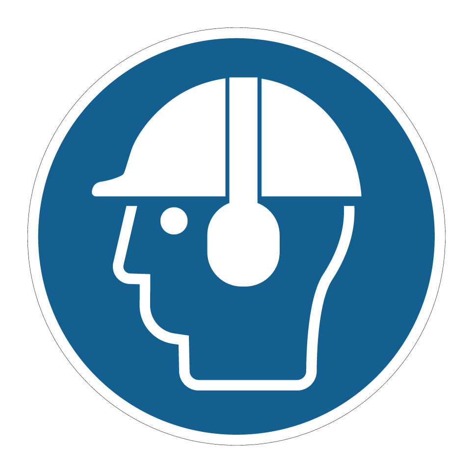 Helm mit Gehörschutz tragen