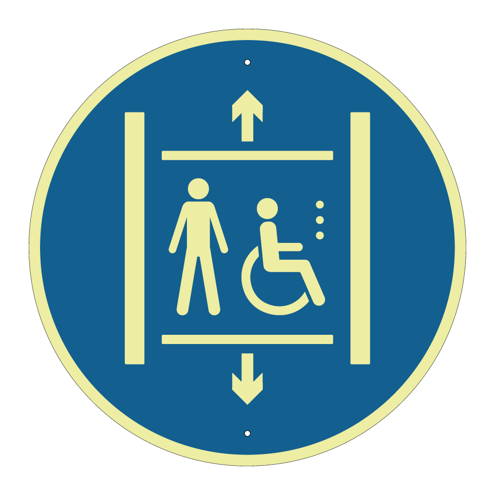 Ascenseur pour accès aux personnes handicapées