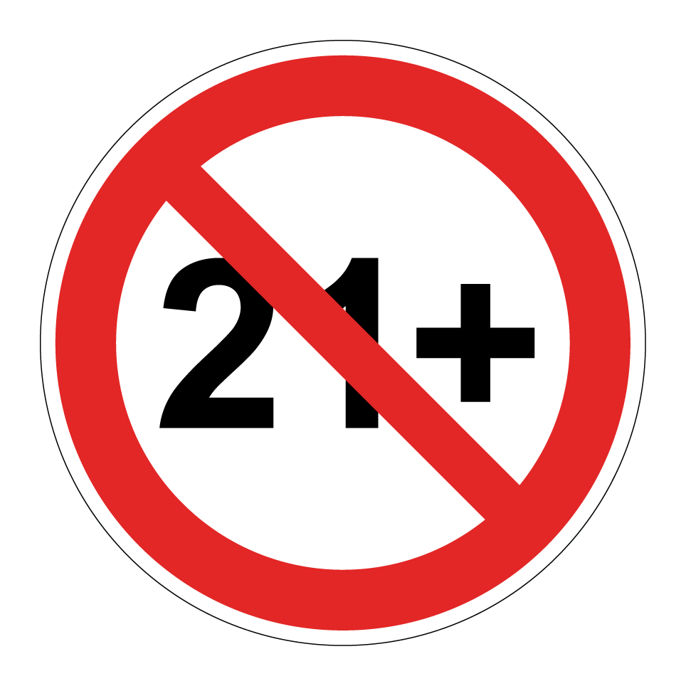 Kein Zutritt unter 21