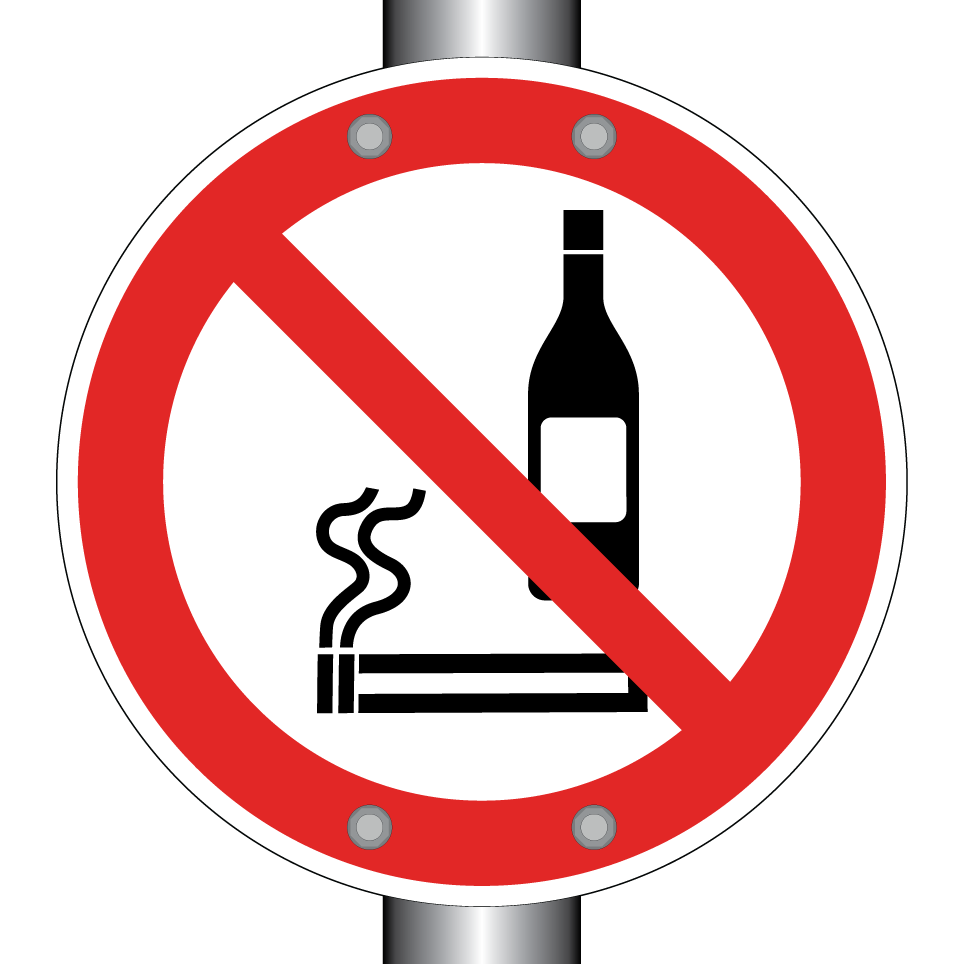 Interdiction de fumer ou de consommer de l’alcool