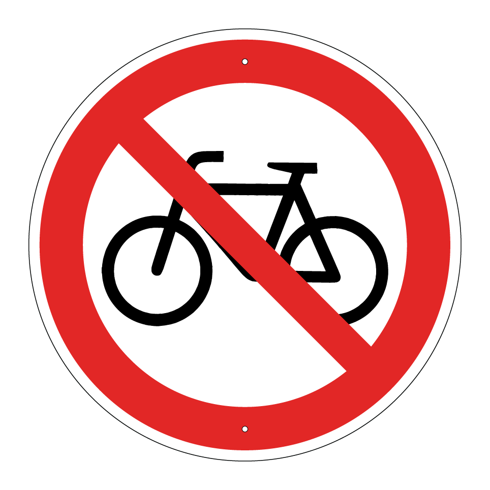 Keine Fahrräder