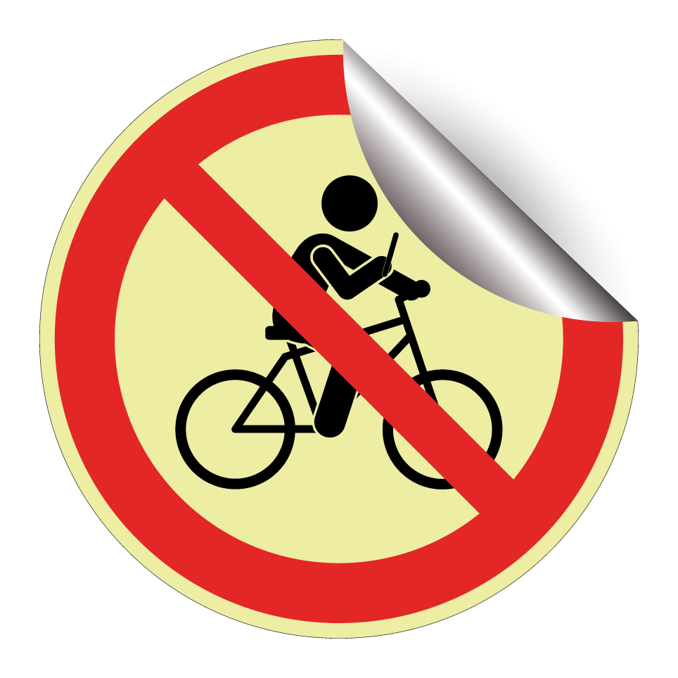 Kein Radfahren während der Handynutzung