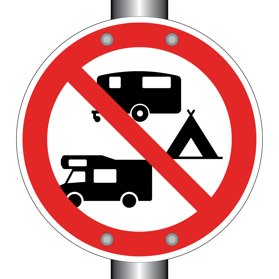 Kein Camping oder Wohnwagen