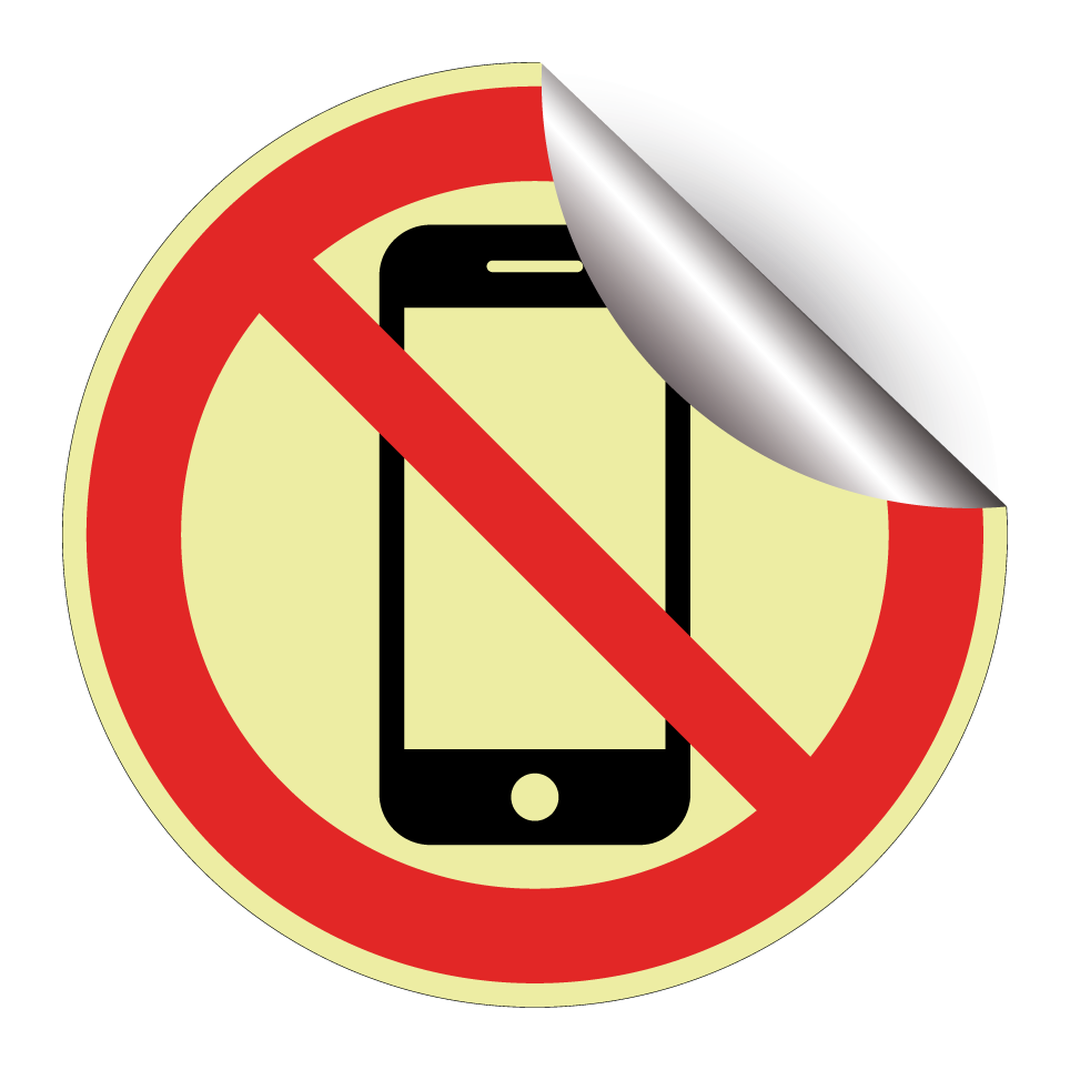 Pas de téléphones portables