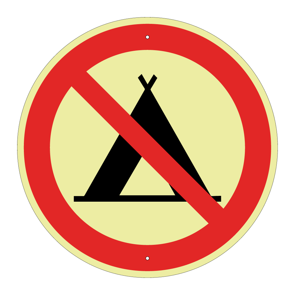 Kein Camping