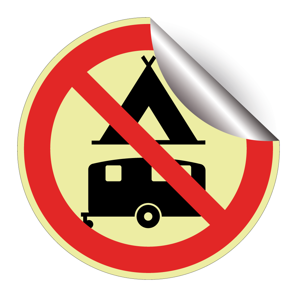 Keine Wohnwagen oder Camping