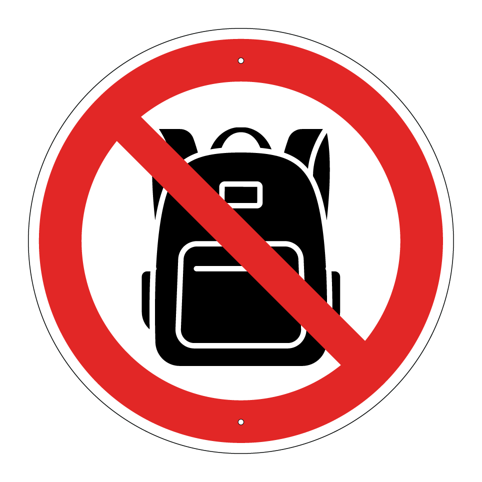 Kein Rucksack
