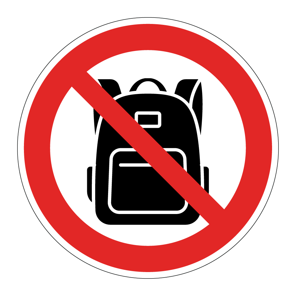 Kein Rucksack