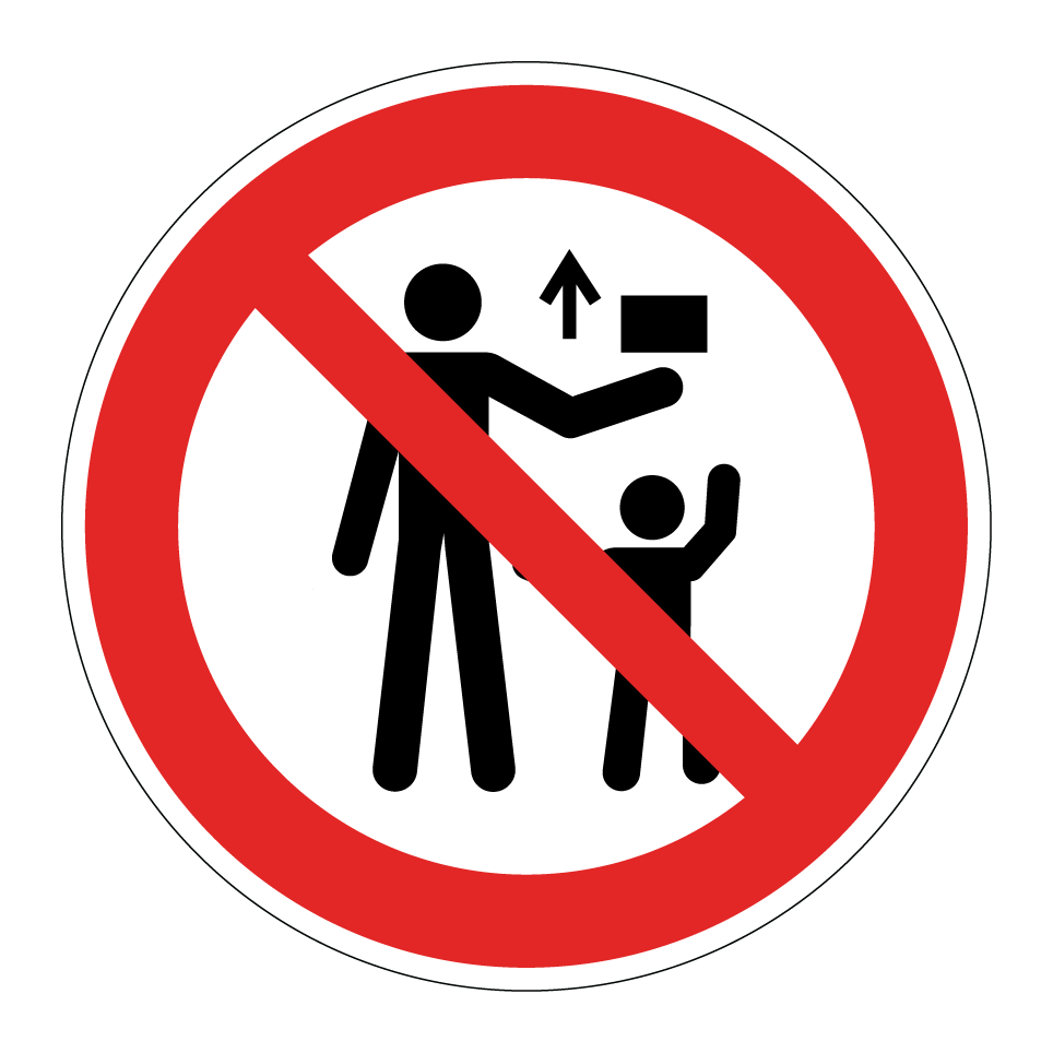 Ne pas remettre d’objets aux enfants