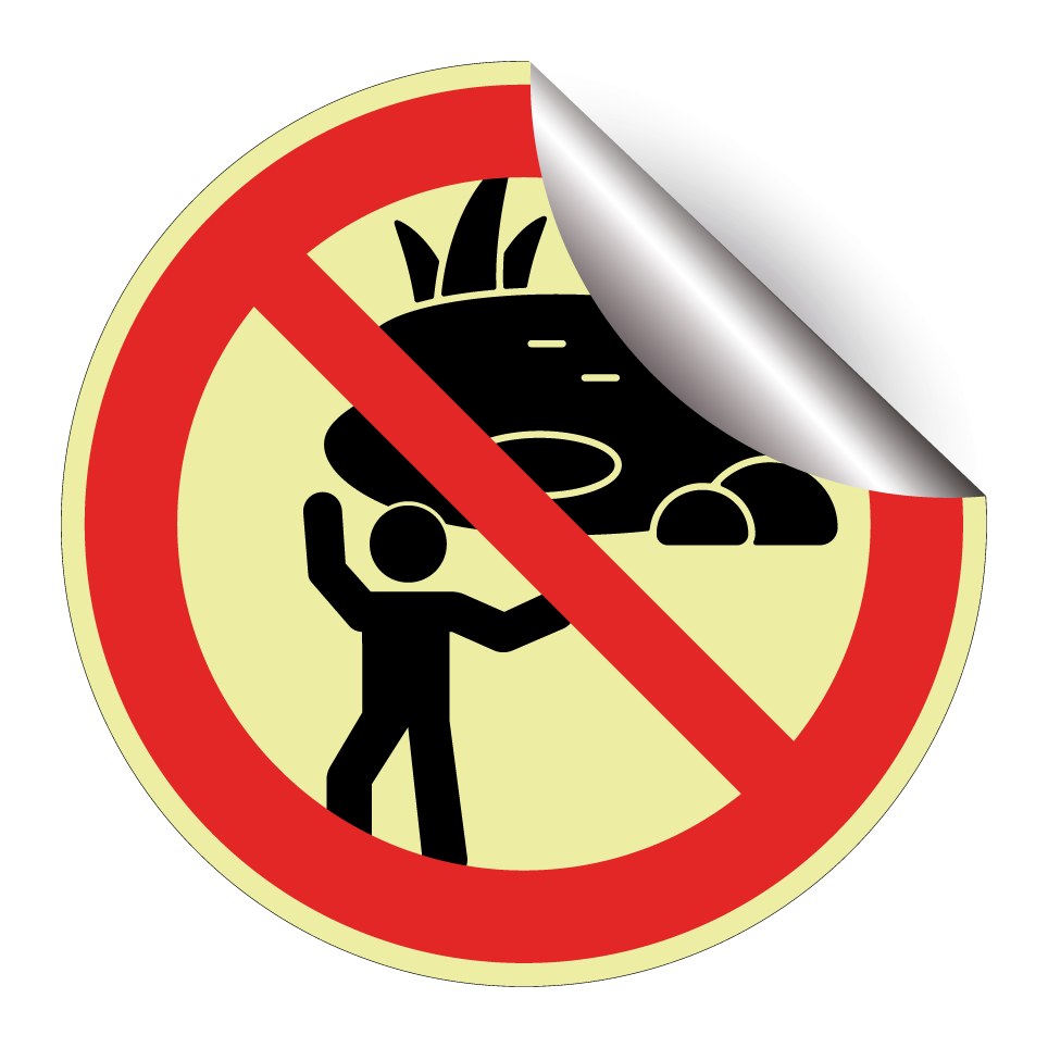 Kein Spielen in der Nähe des Teichs